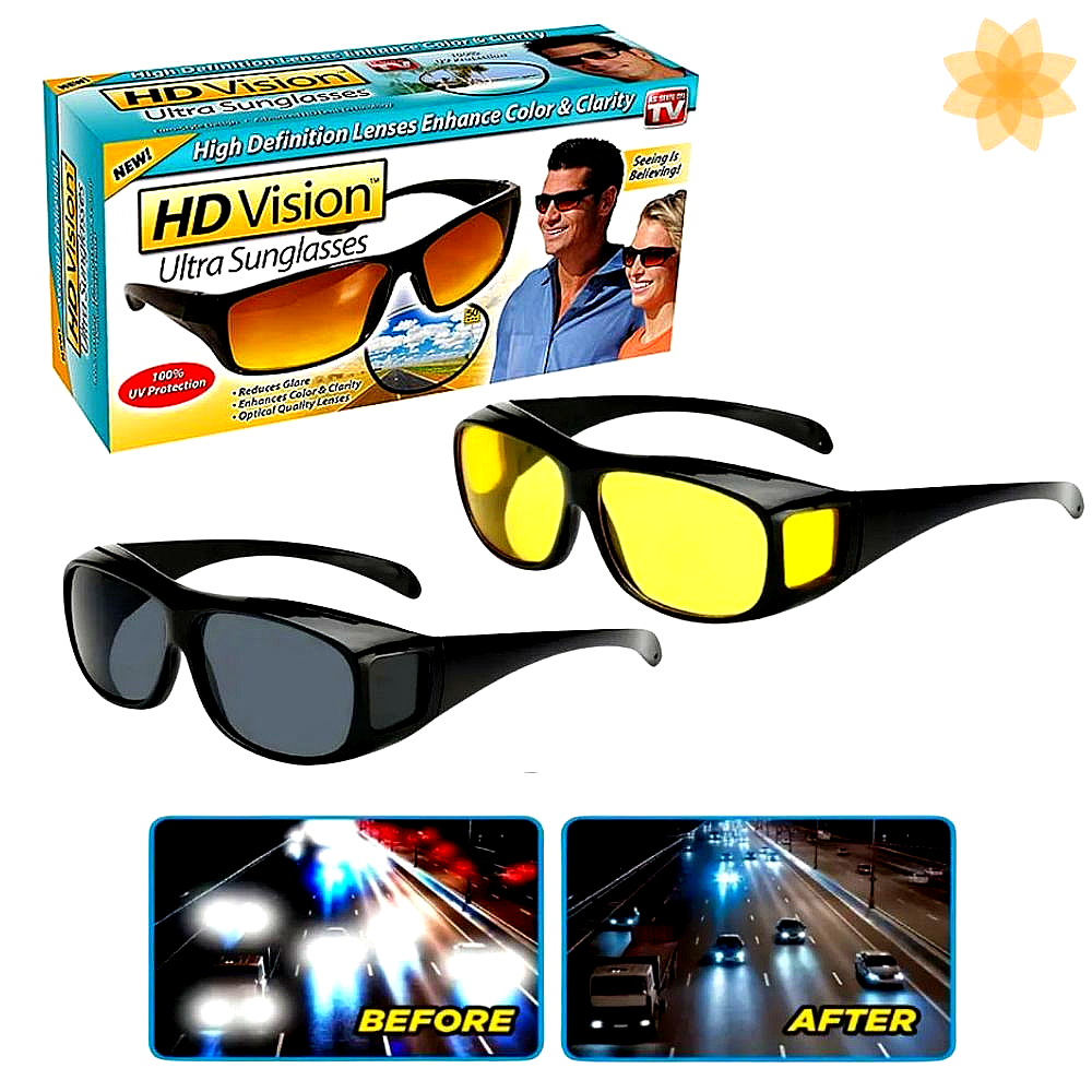 Lentes para Conducir Clean View Pro 2x1